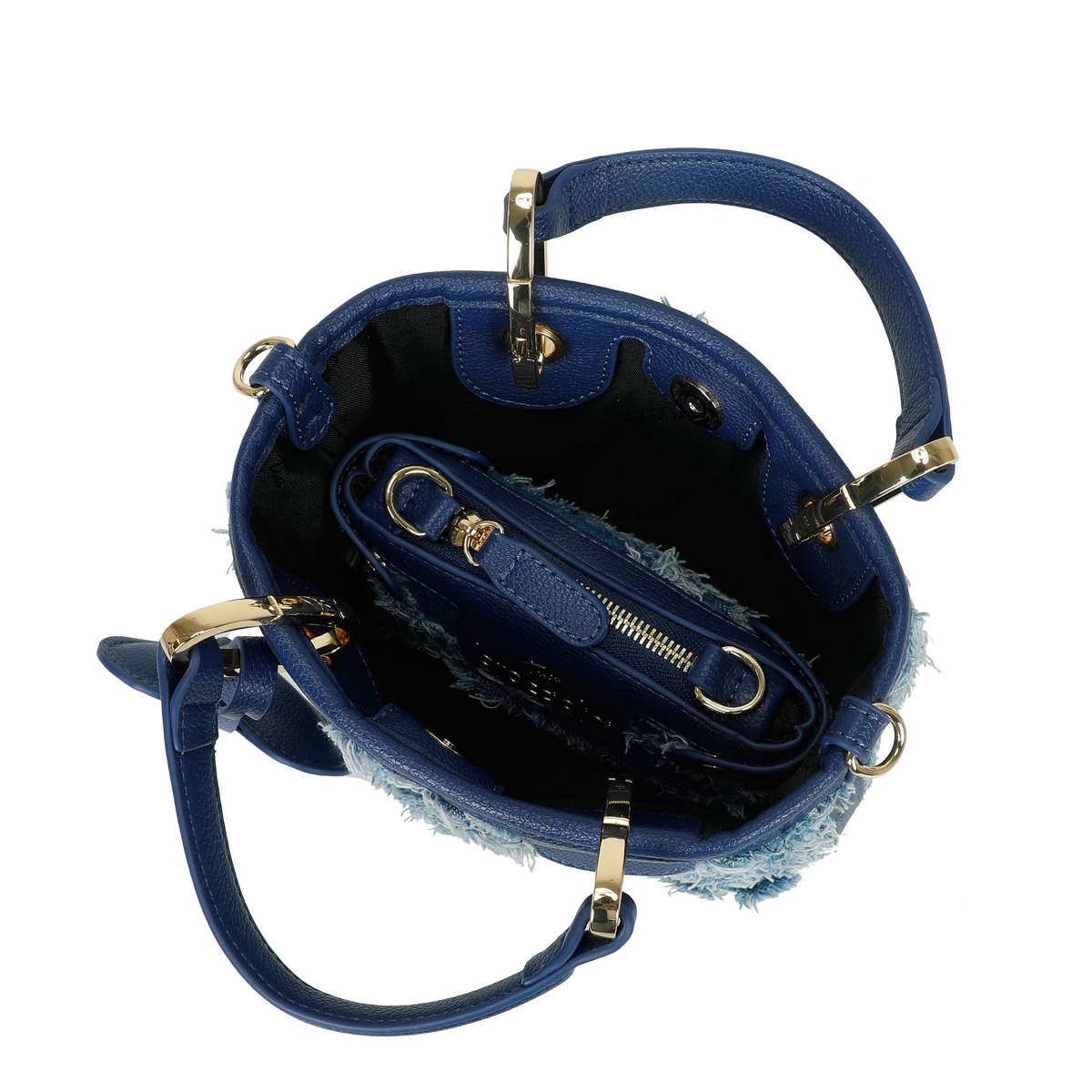 Braccialini Borsa a mano Beth Jeans mini Blu - 4