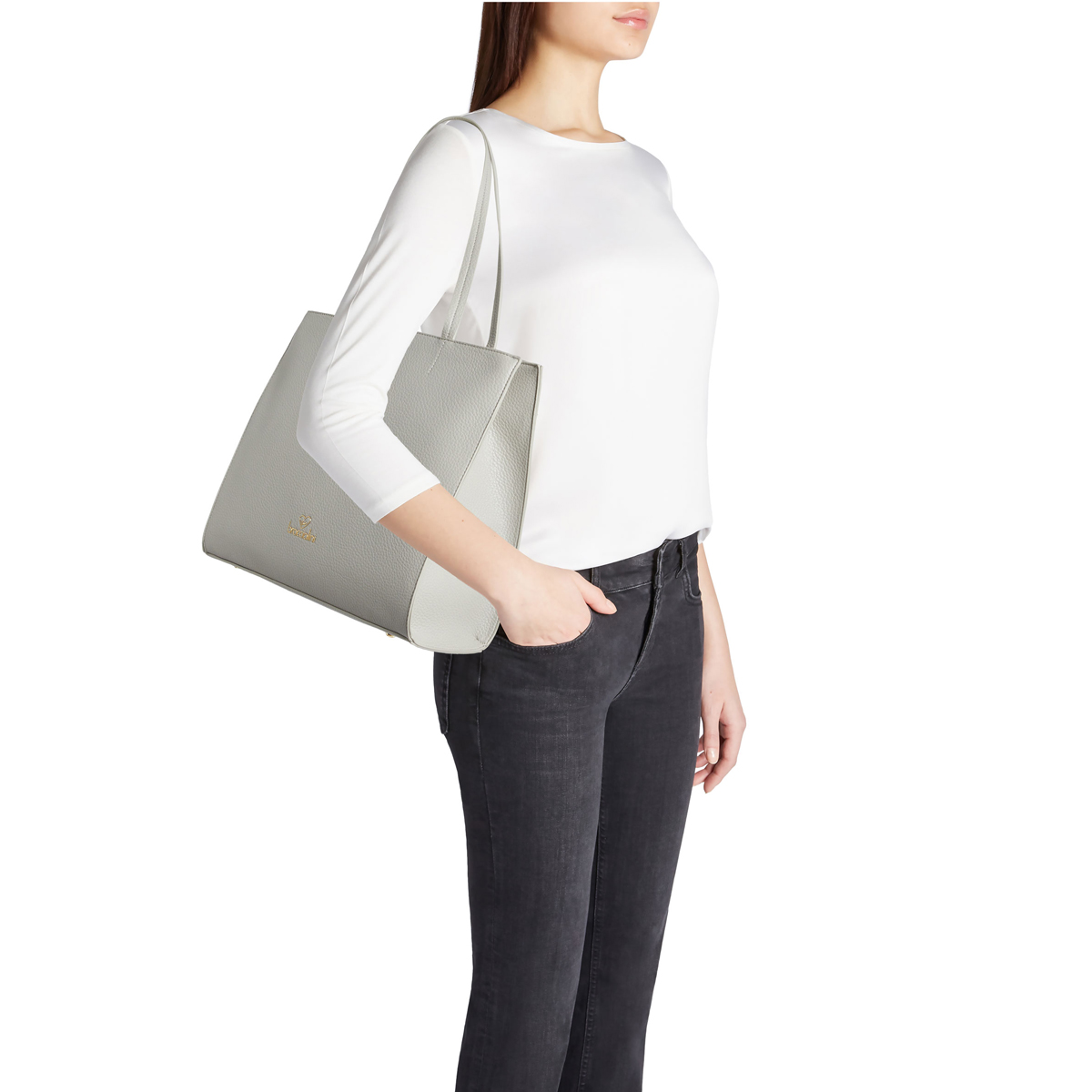 Braccialini Borsa a spalla Meg Grigio - 3