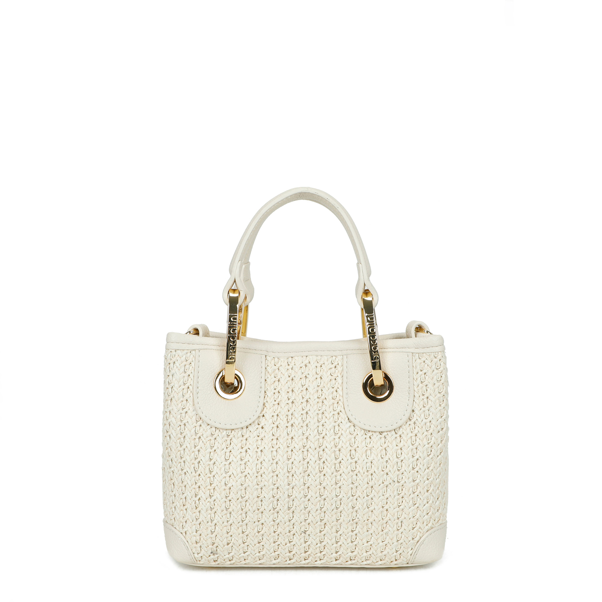 Braccialini Borsa a mano Beth Tricot piccola Bianco - 3