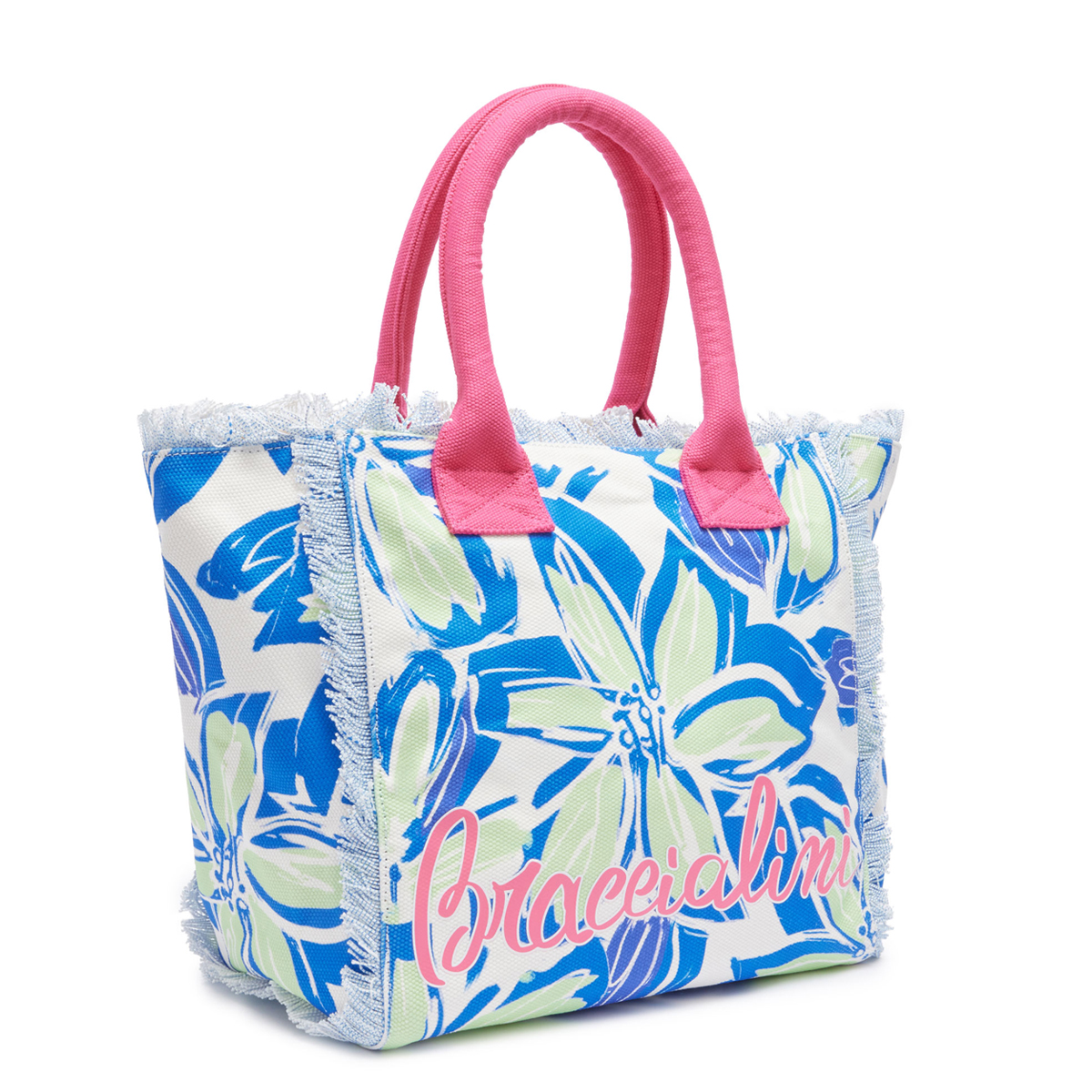 Braccialini Shopper Summer Fiori Blu - 2 Braccialini Shopper Summer Fiori Blu - 2