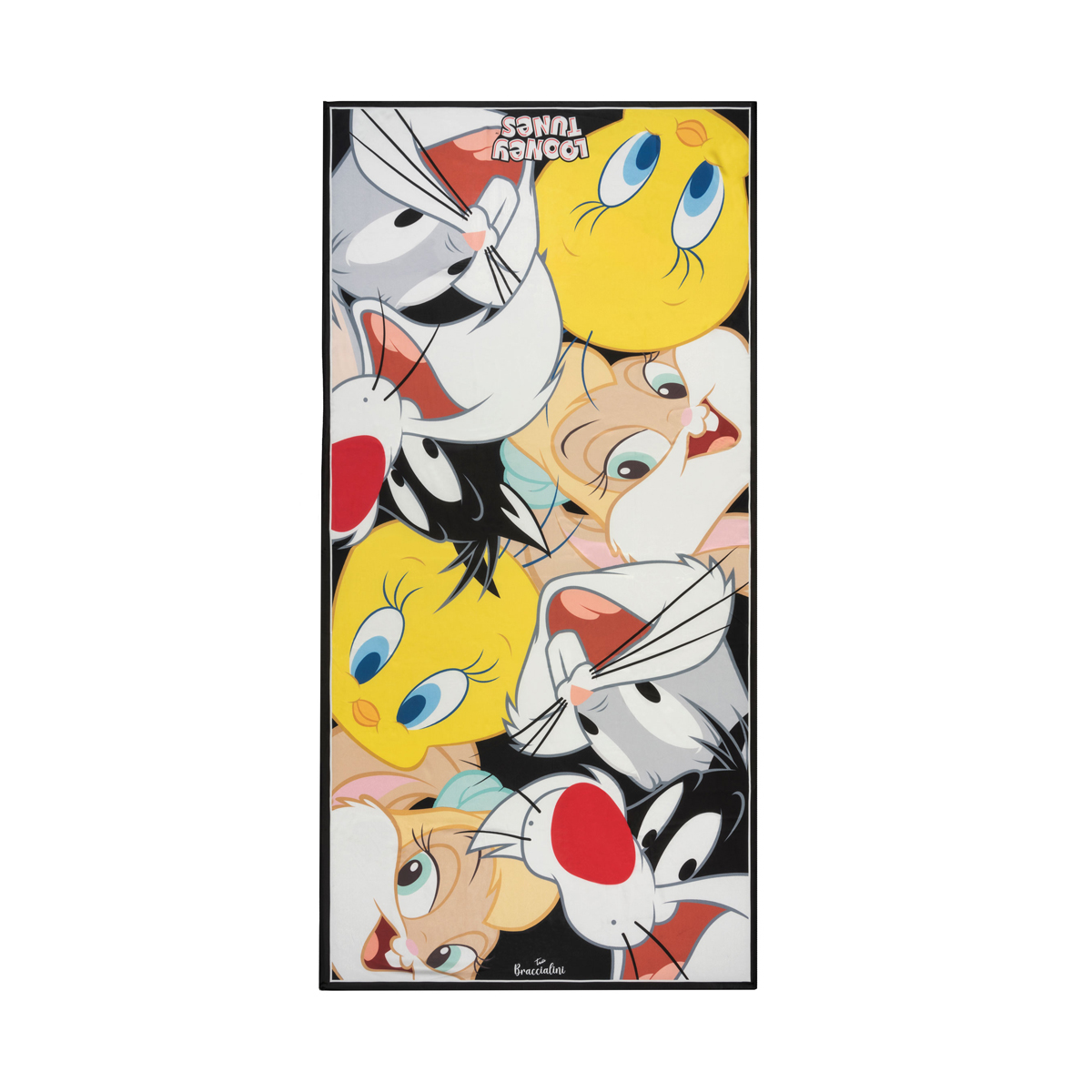 Braccialini Foulard Looney Tunes Nero - 1