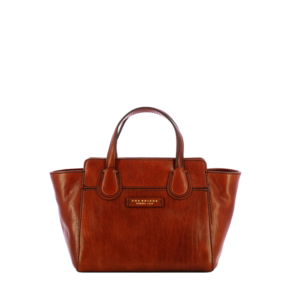 The Bridge Elettra Marrone Oro Handbag - 1 The Bridge Elettra Marrone Oro Handbag - 1