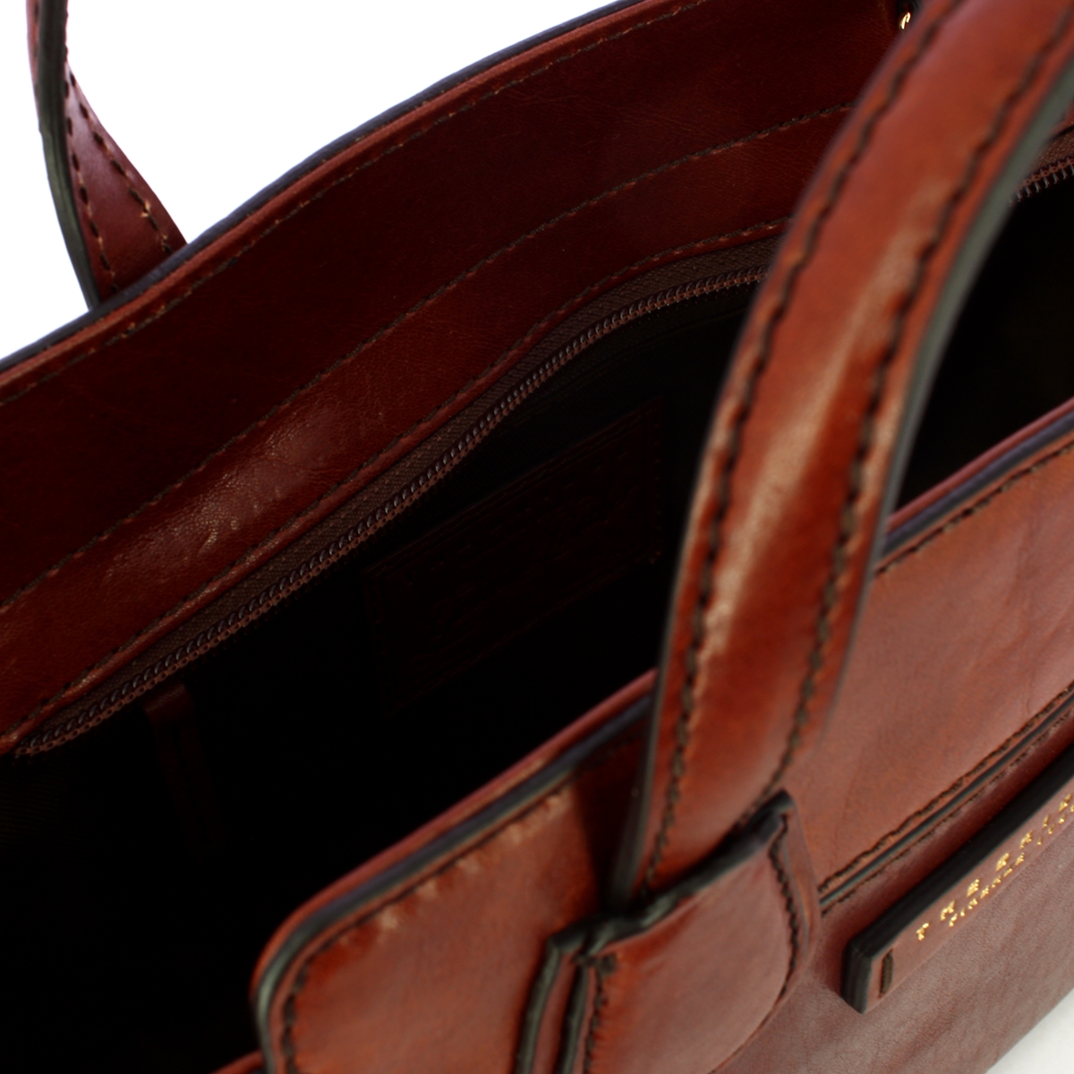 The Bridge Elettra Marrone Oro Handbag - 5 The Bridge Elettra Marrone Oro Handbag - 5