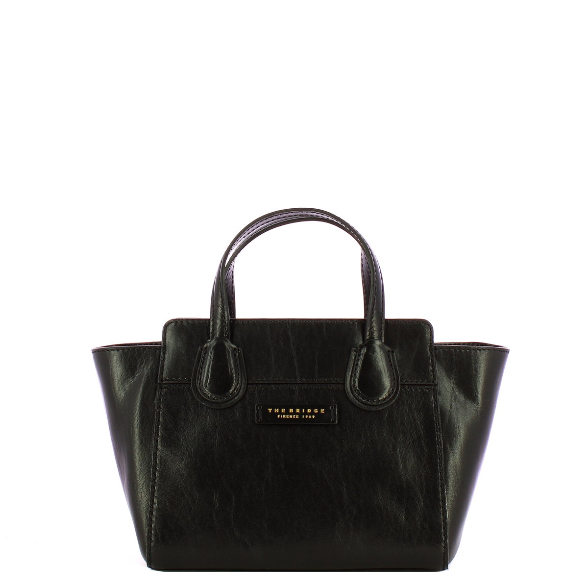 The Bridge Elettra Nero Oro Handbag - 1 The Bridge Elettra Nero Oro Handbag - 1