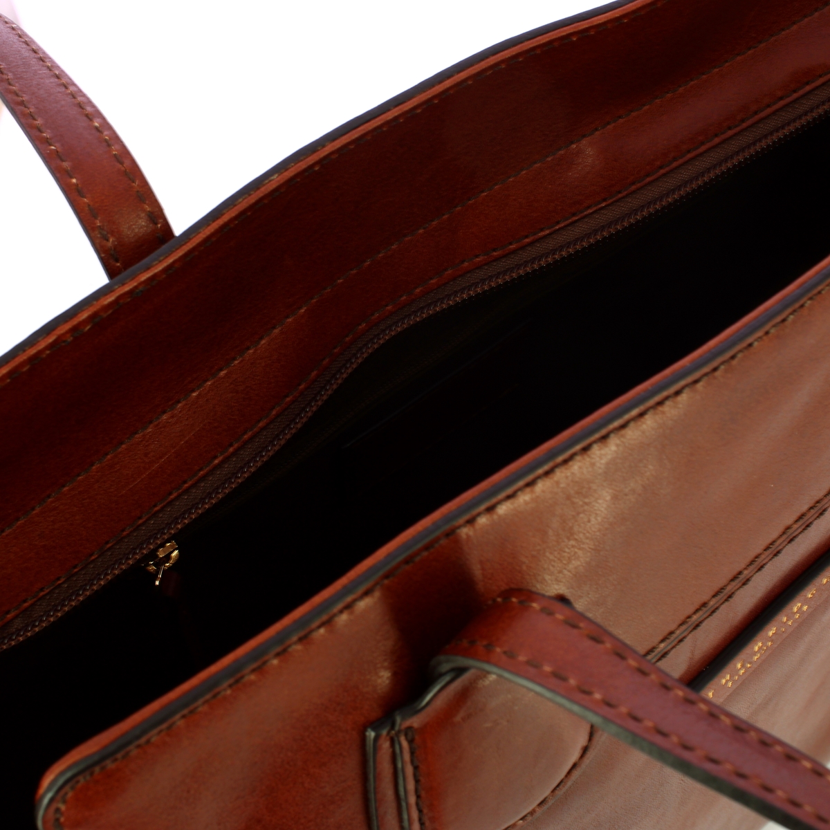 The Bridge Elettra Marrone Oro Shopping Bag - 4 The Bridge Elettra Marrone Oro Shopping Bag - 4