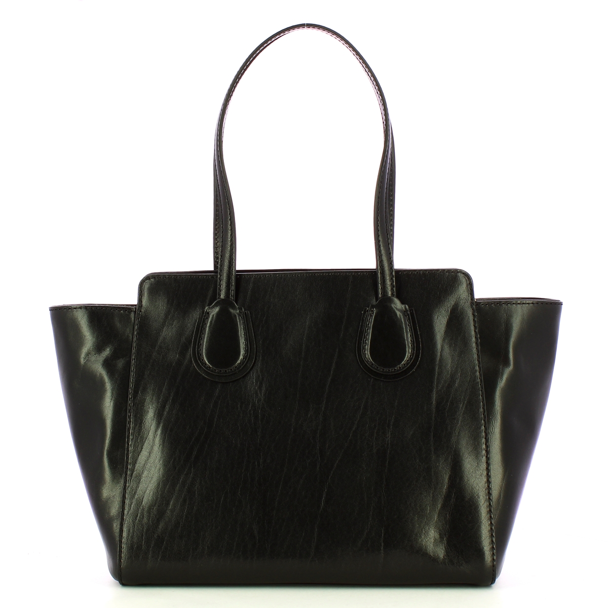 The Bridge Elettra Nero Oro Shopping Bag - 3