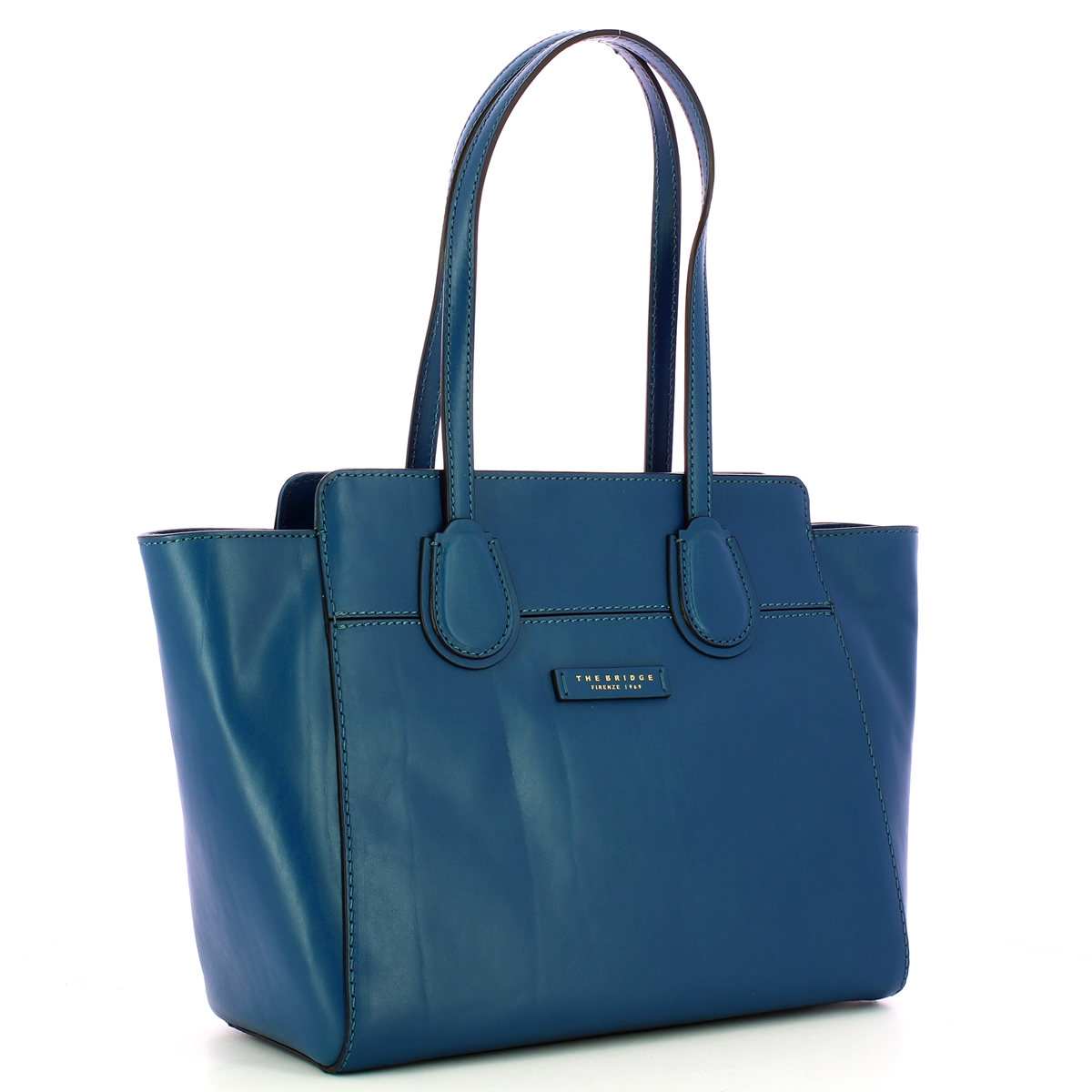 The Bridge Elettra Jeans Oro Shopping Bag - 2 The Bridge Elettra Jeans Oro Shopping Bag - 2