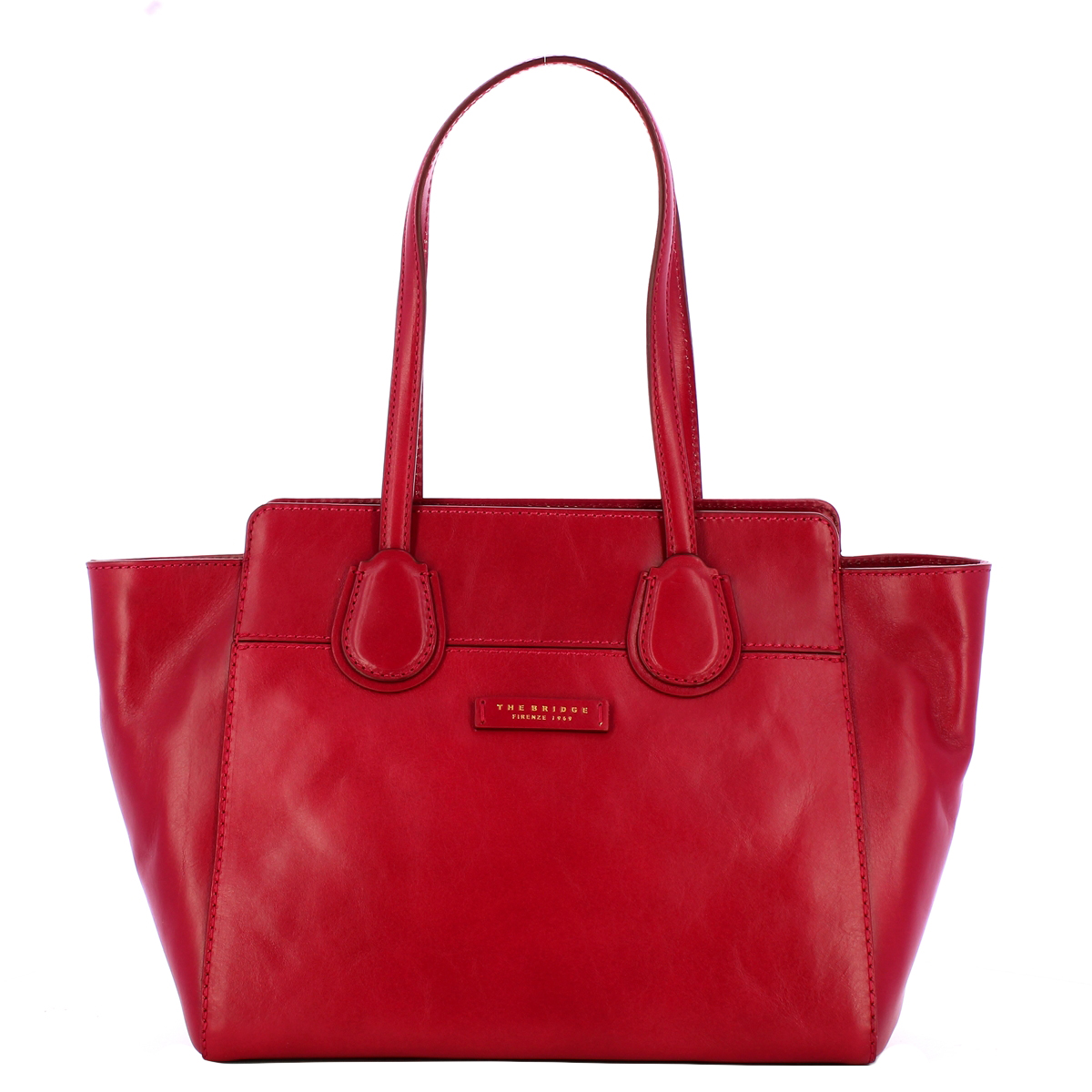 The Bridge Elettra Berry Oro Shopping Bag - 1