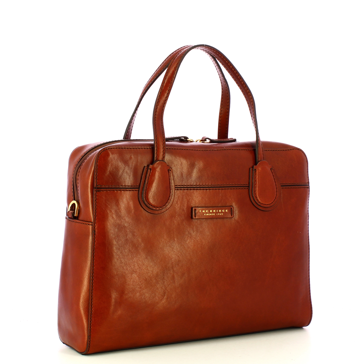 The Bridge Elettra Marrone Oro Laptop Briefcase - 2 The Bridge Elettra Marrone Oro Laptop Briefcase - 2