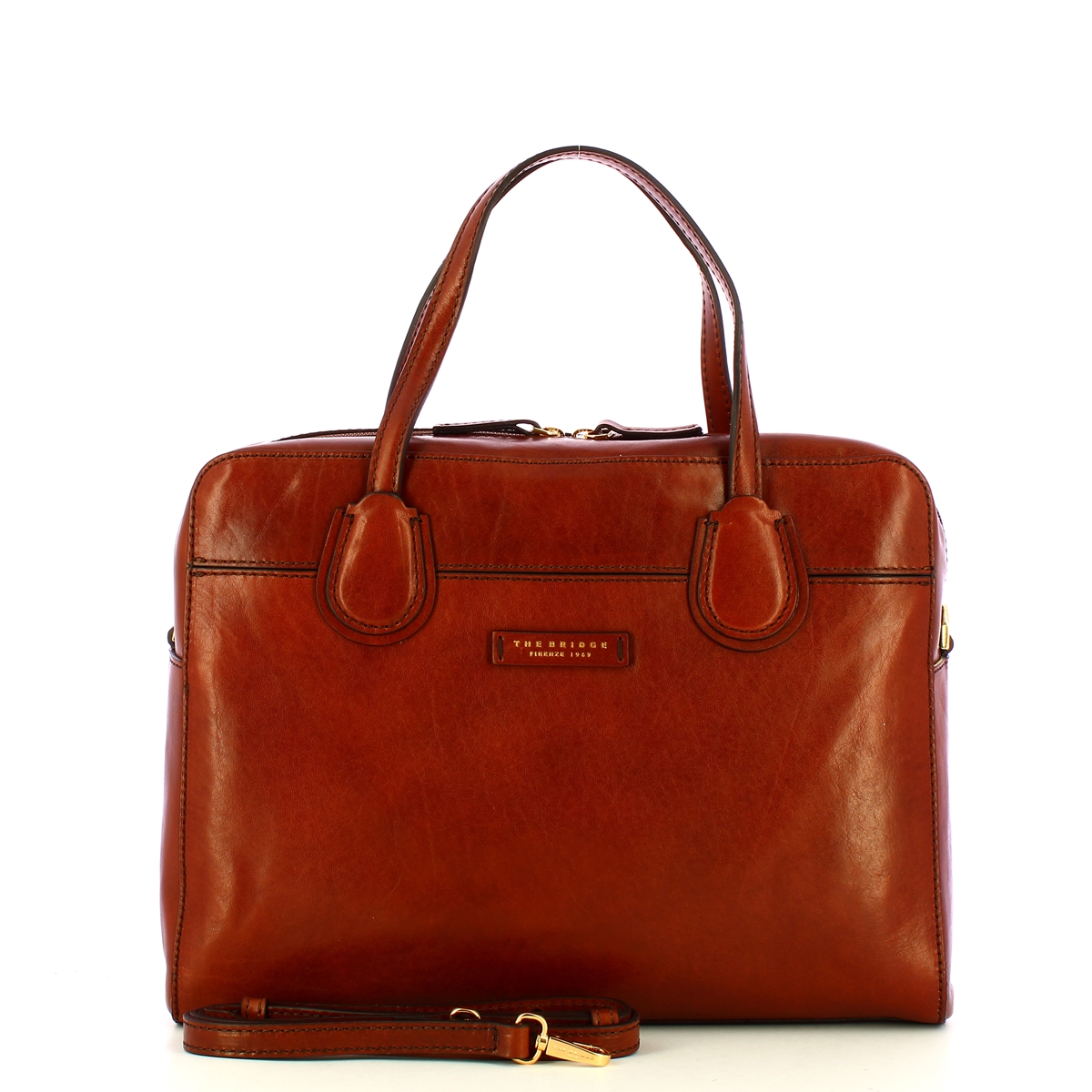 The Bridge Elettra Marrone Oro Laptop Briefcase - 4 The Bridge Elettra Marrone Oro Laptop Briefcase - 4