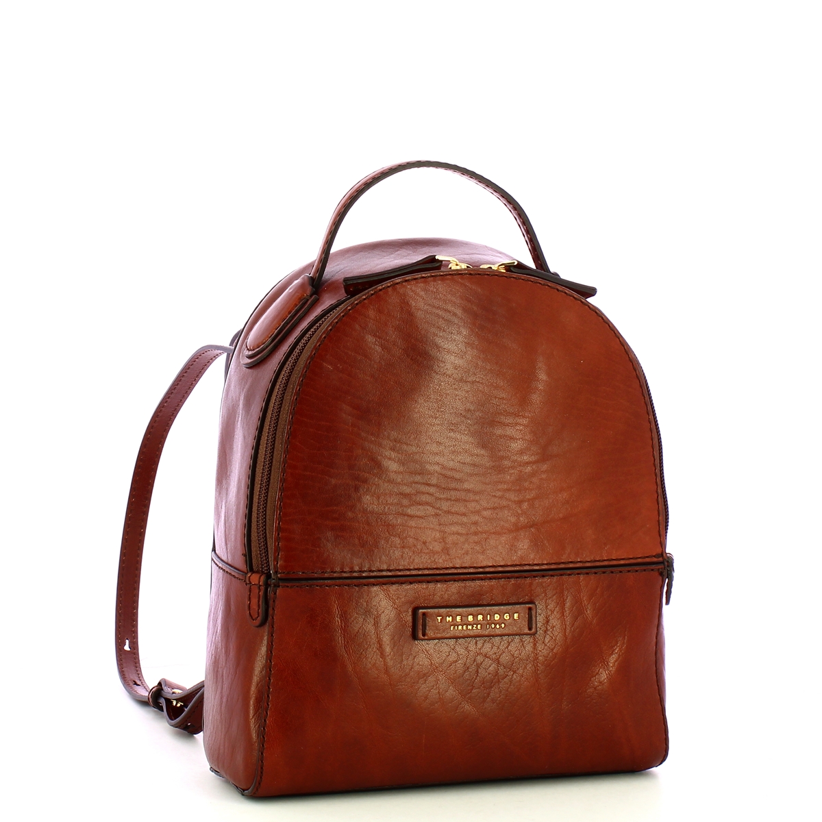 The Bridge Elettra Marrone Oro Small Backpack - 2 The Bridge Elettra Marrone Oro Small Backpack - 2