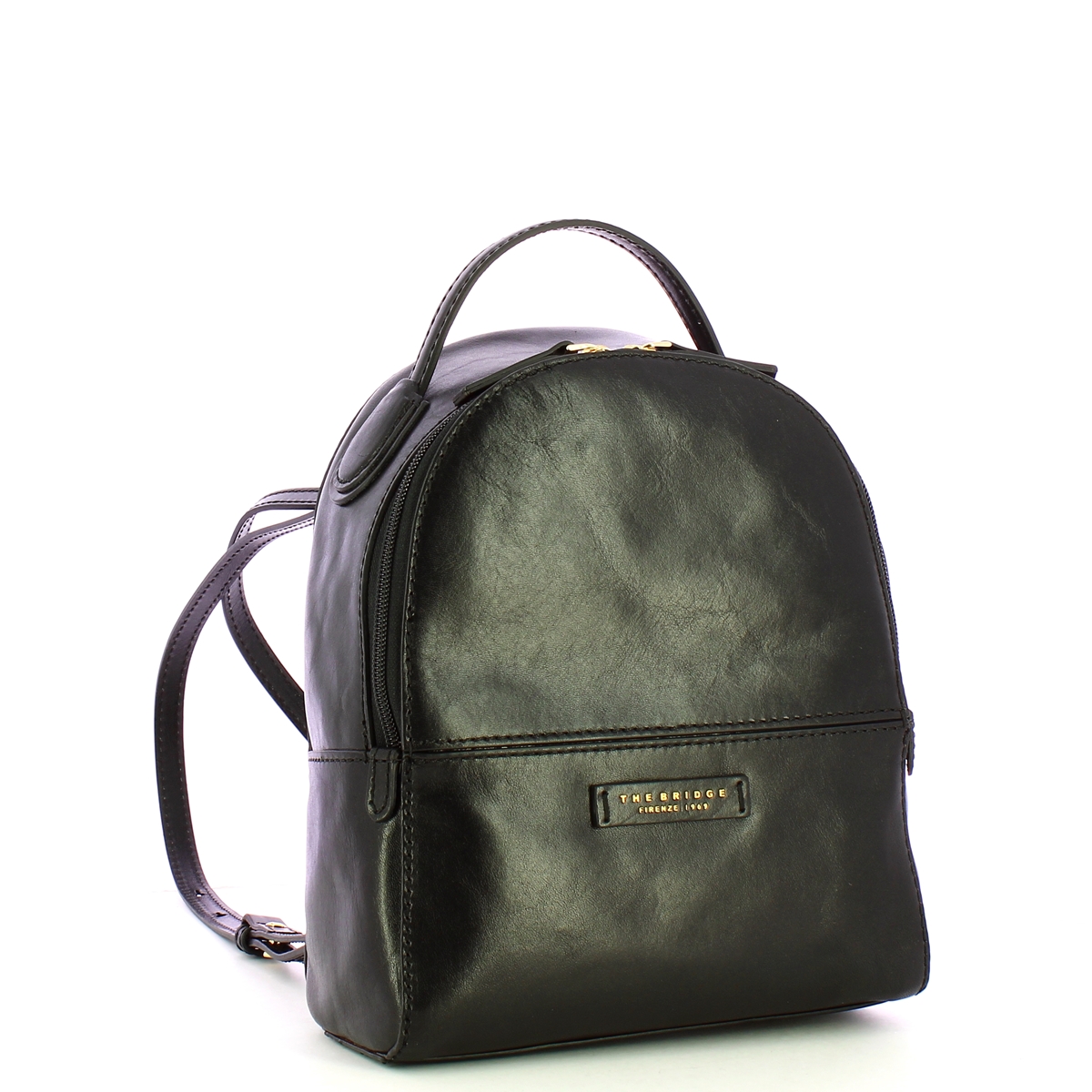 The Bridge Elettra Nero Oro Small Backpack - 2 The Bridge Elettra Nero Oro Small Backpack - 2