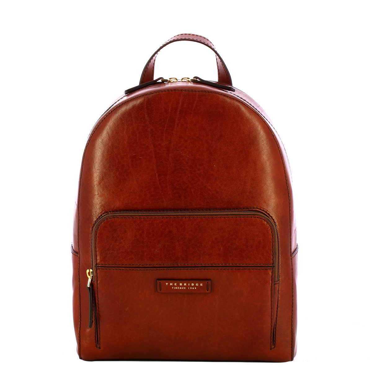 The Bridge Elettra Marrone Oro Backpack - 1