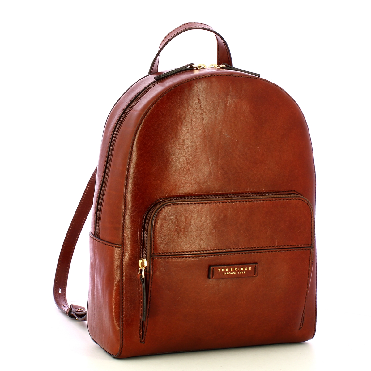 The Bridge Elettra Marrone Oro Backpack - 2