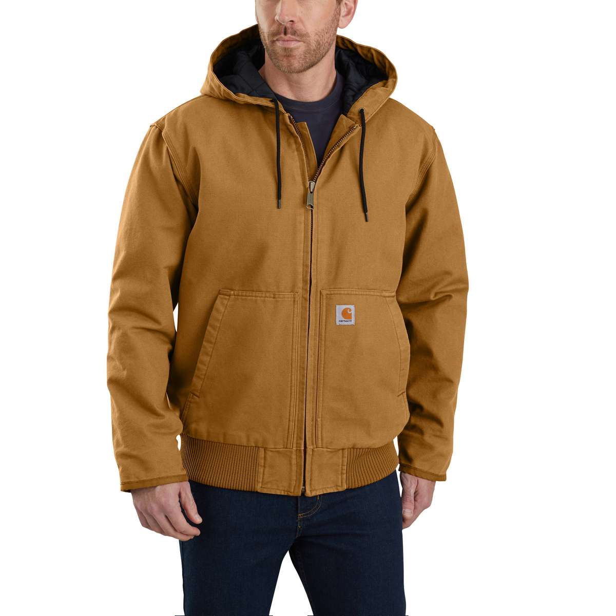 Carhartt Giacca Loose Fit Duck Active Brown - 1