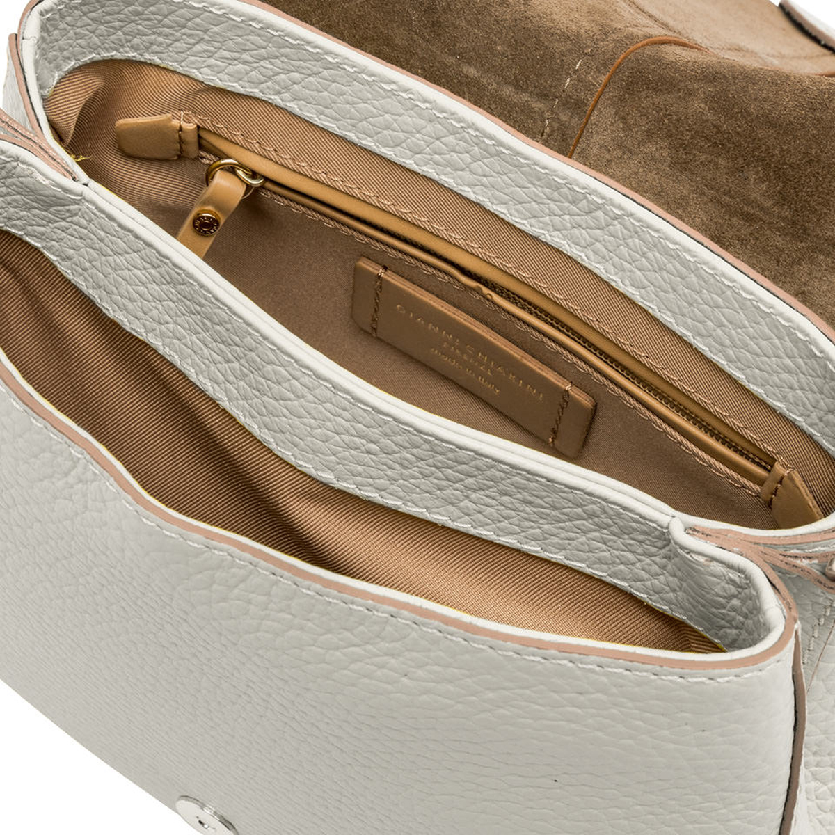 Gianni Chiarini Borsa a spalla Helena Round Small Sabbia - 5