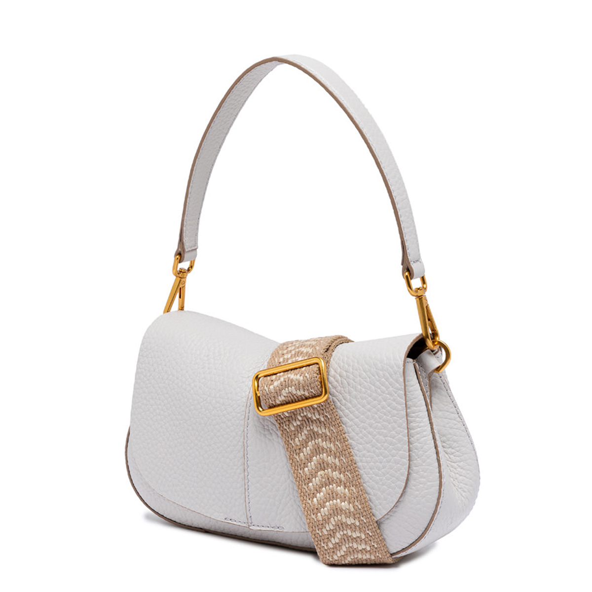 Gianni Chiarini Borsa a spalla Helena Round Small Sabbia - 4