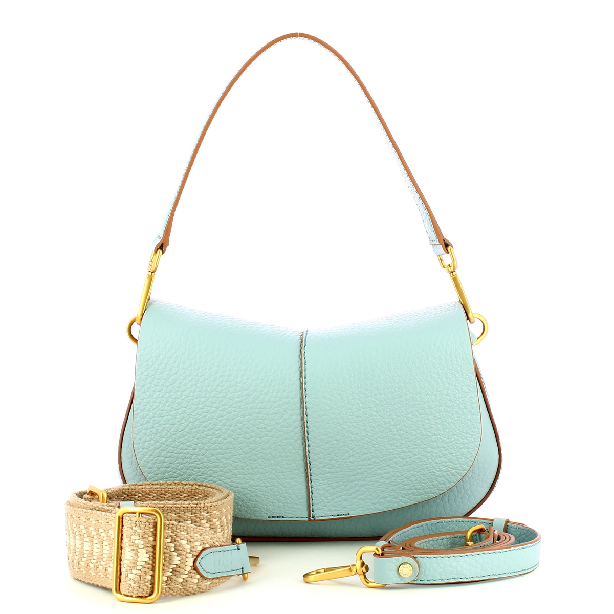 Gianni Chiarini Borsa a spalla Helena Round Small Sky - 4