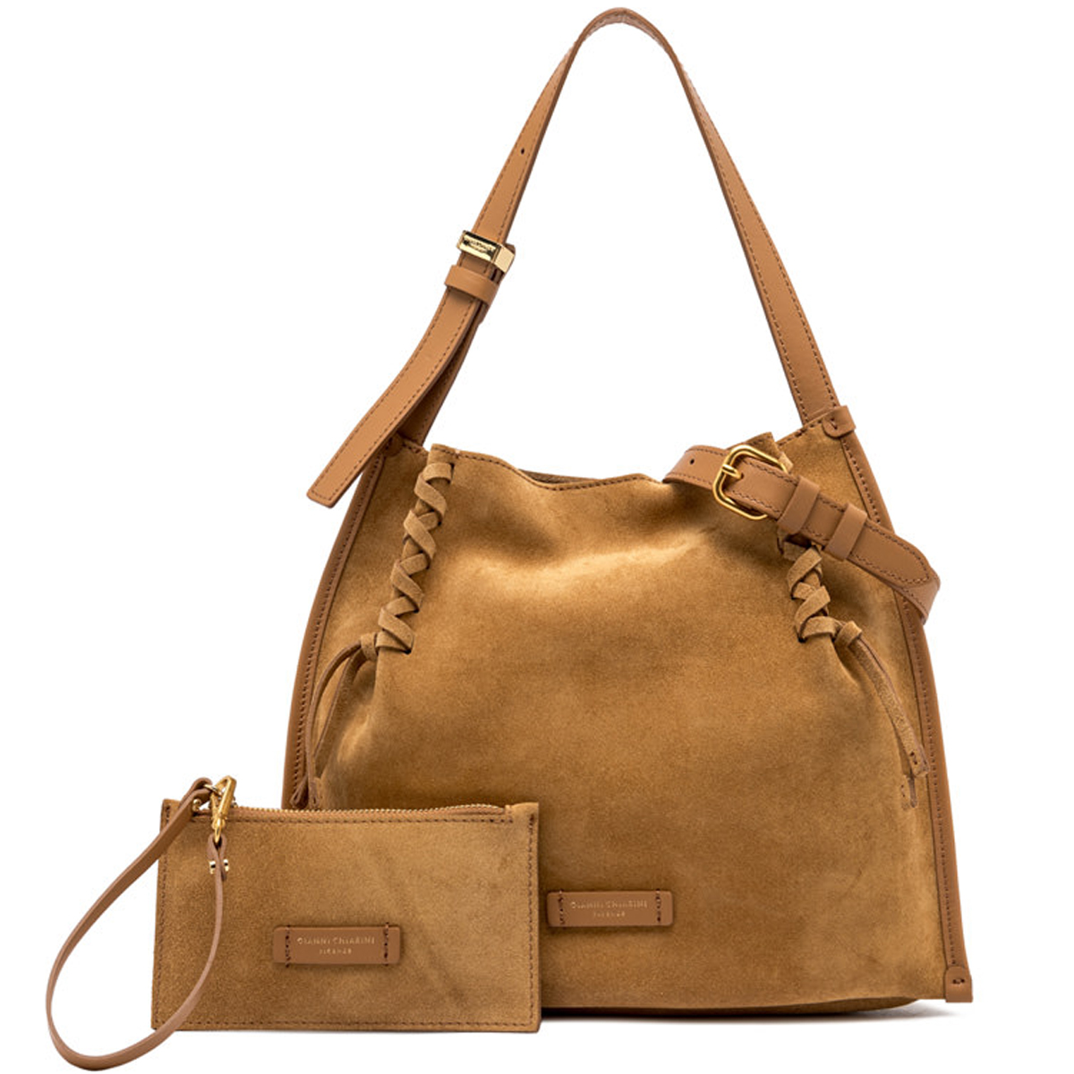Gianni Chiarini Borsa a spalla Dory Peanut Butter - 5