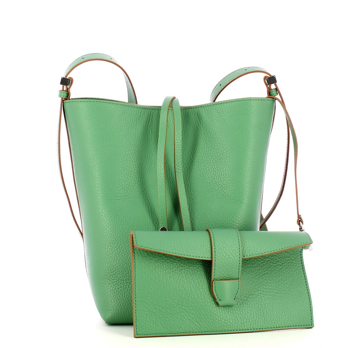 Gianni Chiarini Borsa a tracolla Amelia Menta - 4