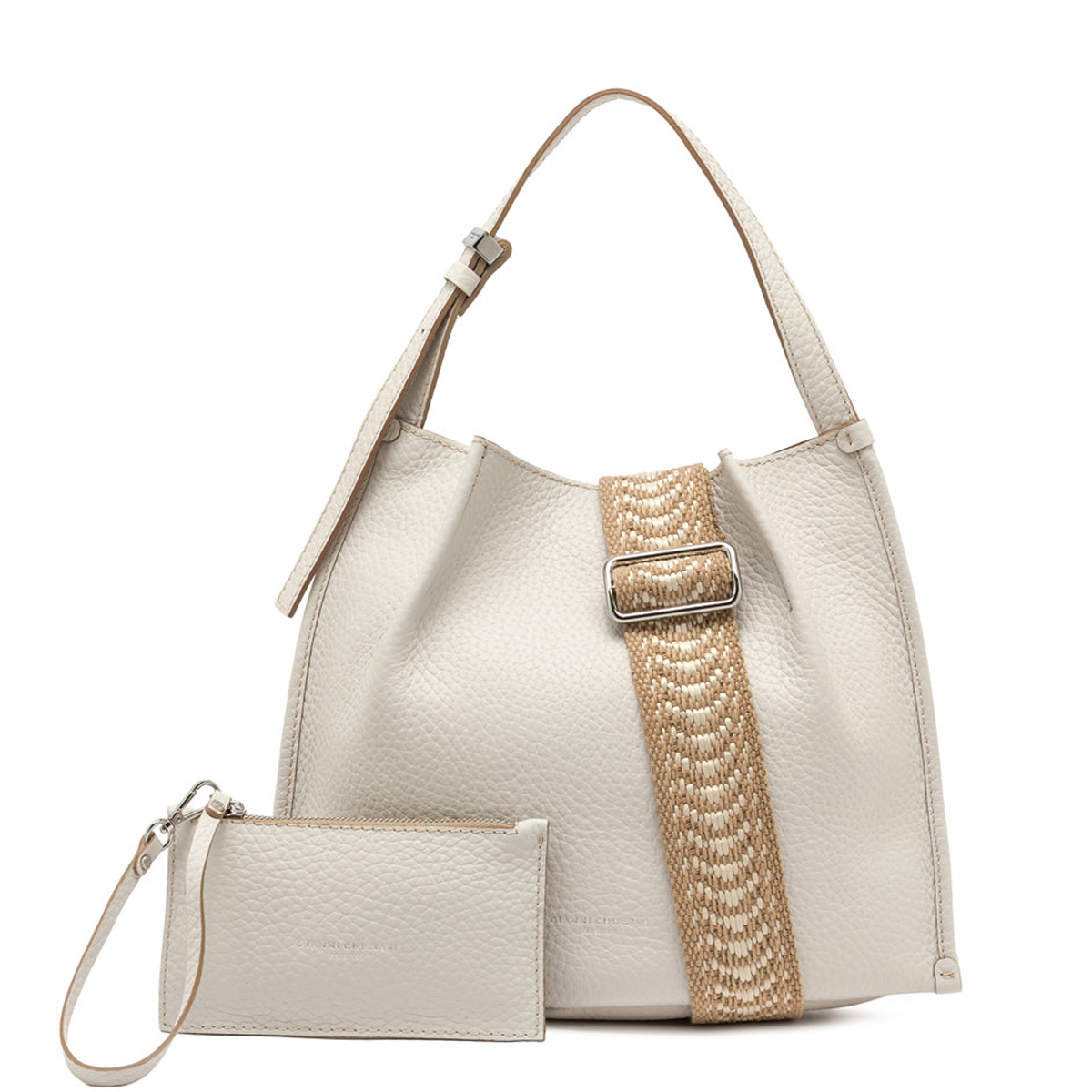 Gianni Chiarini Borsa a spalla Dory Sabbia Nature - 5