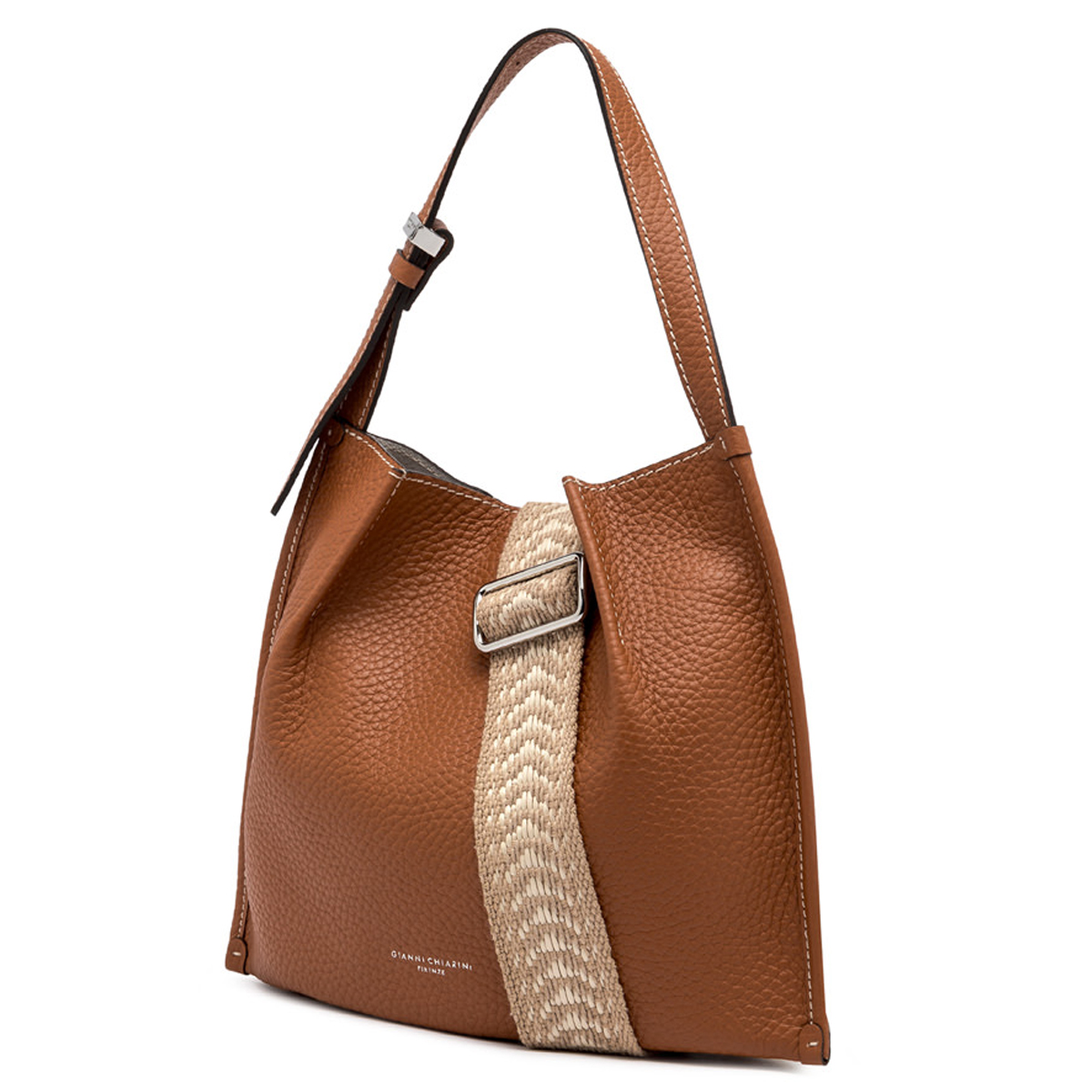Gianni Chiarini Borsa a spalla Dory Caramello Sabbia - 3