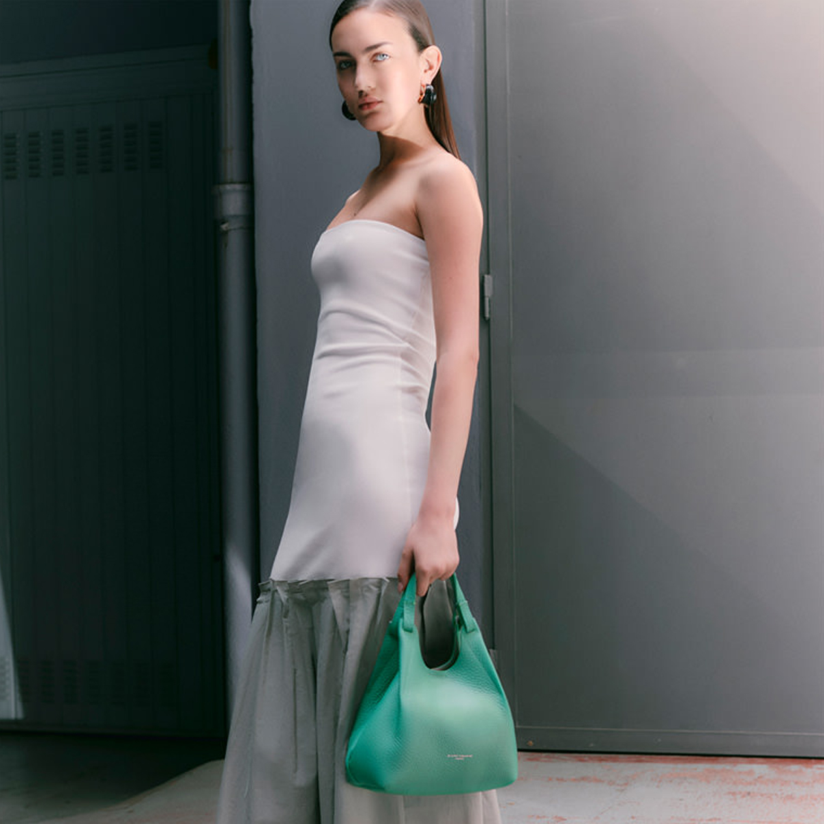 Gianni Chiarini Borsetta a mano Dua Small Menta Sabbia - 3