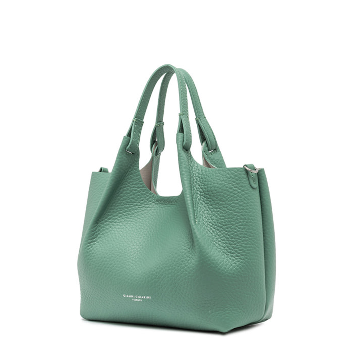 Gianni Chiarini Borsetta a mano Dua Small Menta Sabbia - 6