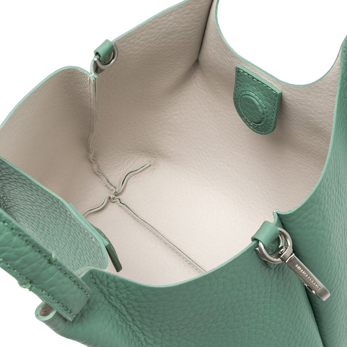 Gianni Chiarini Borsetta a mano Dua Small Menta Sabbia - 7