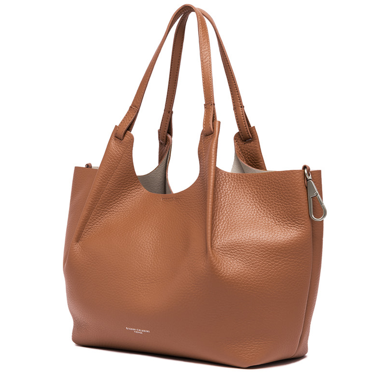 Gianni Chiarini Hobo Bag Dua Castoro Caramello Sabbia - 4