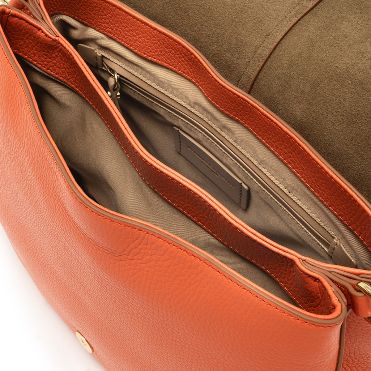 Gianni Chiarini Borsa a spalla Helena Round Medium Corallo - 5
