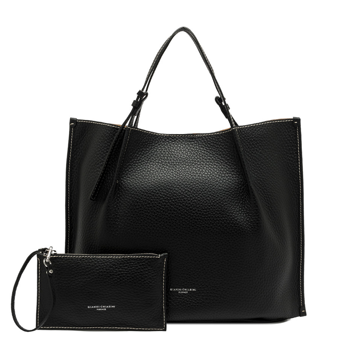 Gianni Chiarini Borsa a spalla Dory Nero Nature - 4 Gianni Chiarini Borsa a spalla Dory Nero Nature - 4