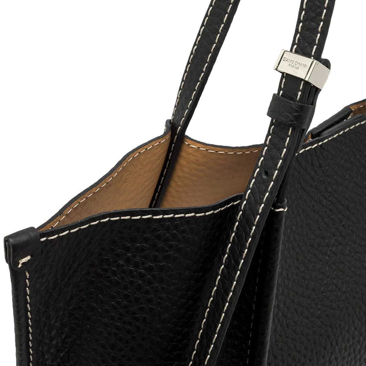 Gianni Chiarini Borsa a spalla Dory Nero Nature - 5 Gianni Chiarini Borsa a spalla Dory Nero Nature - 5
