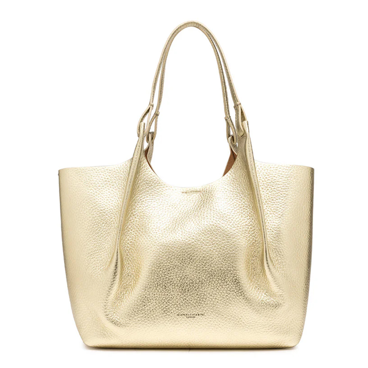 Gianni Chiarini Hobo Bag Dua Light Gold Caramello - 1