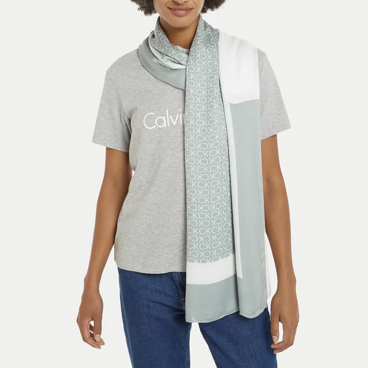 Calvin Klein Foulard Geo Minimal Pidgeon - 2
