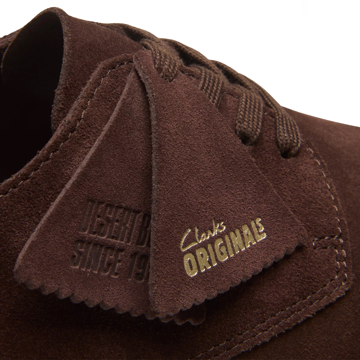 Clarks Scarpa Desert Lock Deep Brown Suede - 7 Clarks Scarpa Desert Lock Deep Brown Suede - 7