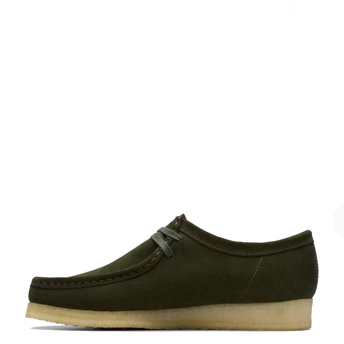 Clarks Scarpa Wallabee Forest Green Suede - 2