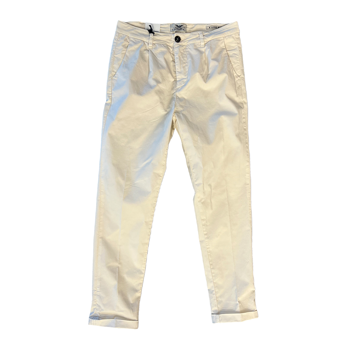 Clarks Pantaloni Alfred Chino Pinces Ivory - 1