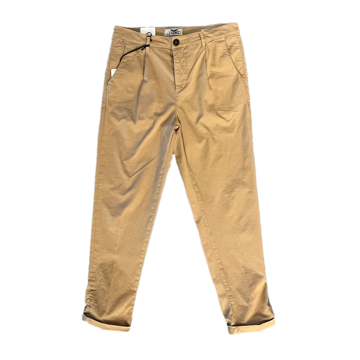 Clarks Pantaloni Alfred Chino Pinces Khaki - 1