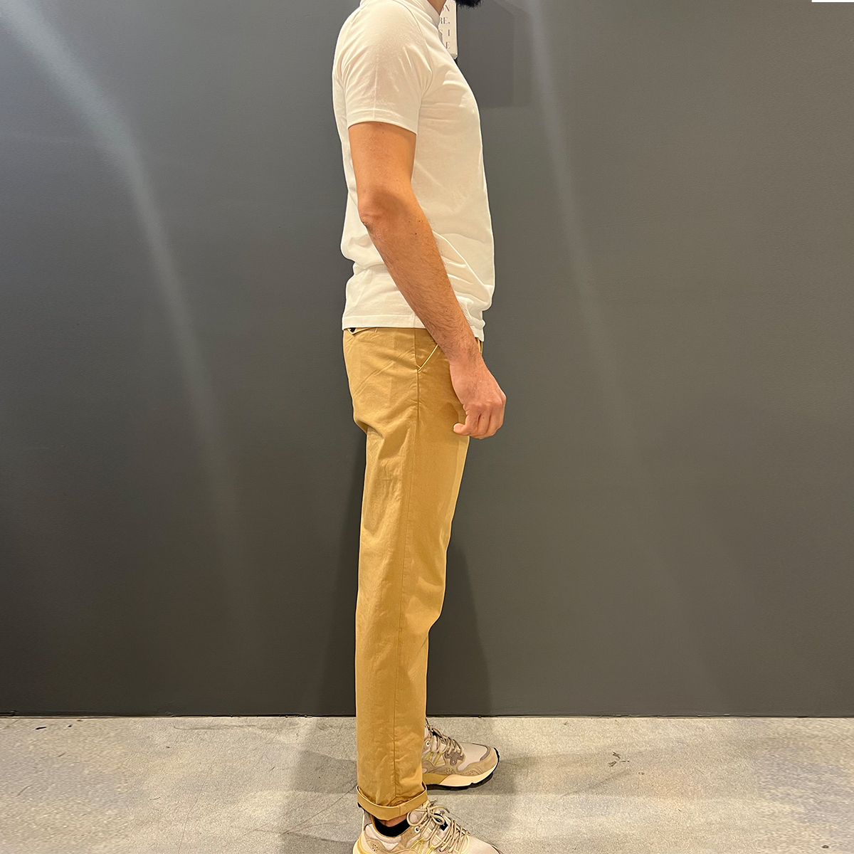 Clarks Pantaloni Alfred Chino Pinces Khaki - 4