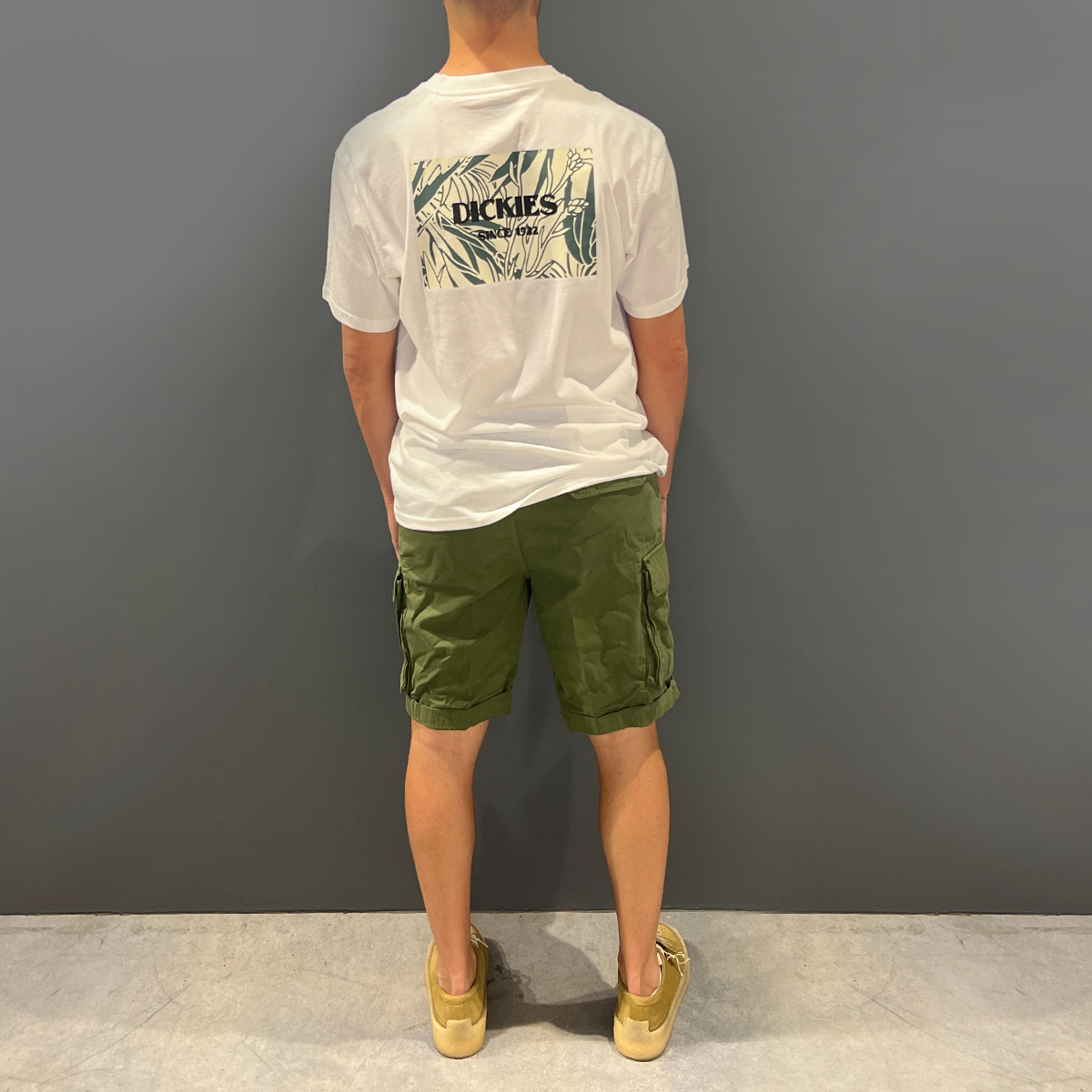 Clark Bermuda Ryan Utility Cargo Army Green - 5