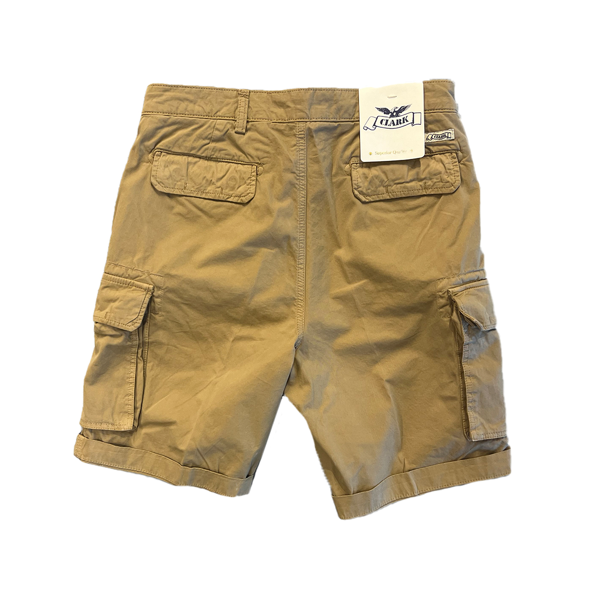 Clark Bermuda Ryan Utility Cargo Khaki - 2 Clark Bermuda Ryan Utility Cargo Khaki - 2