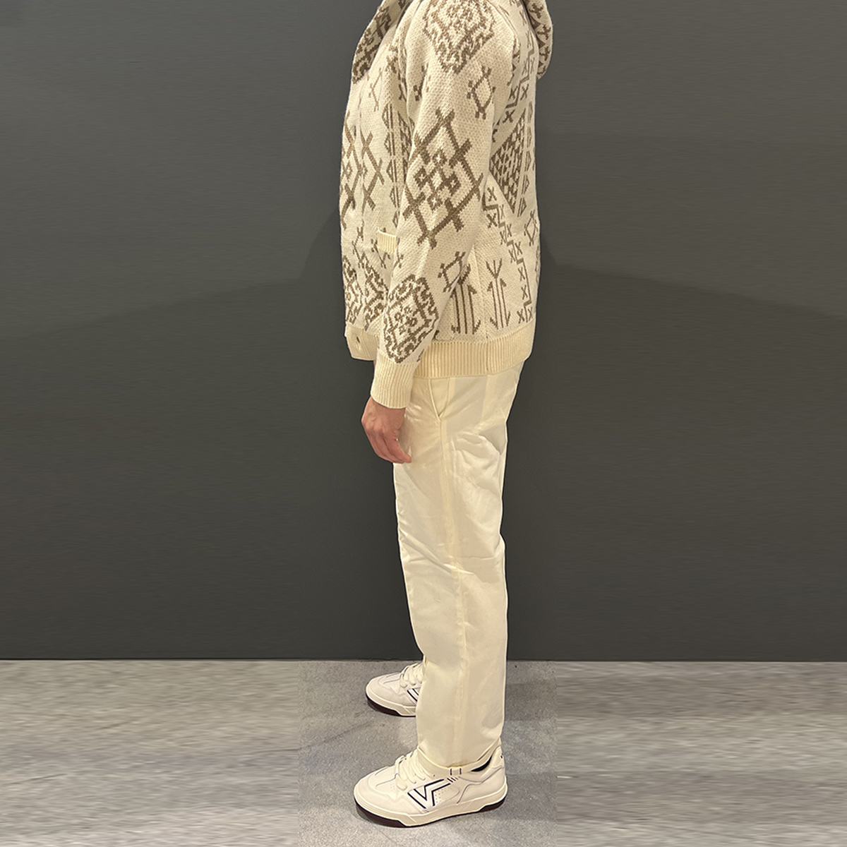 Clark Pantaloni Ancon Tailored Ivory - 3