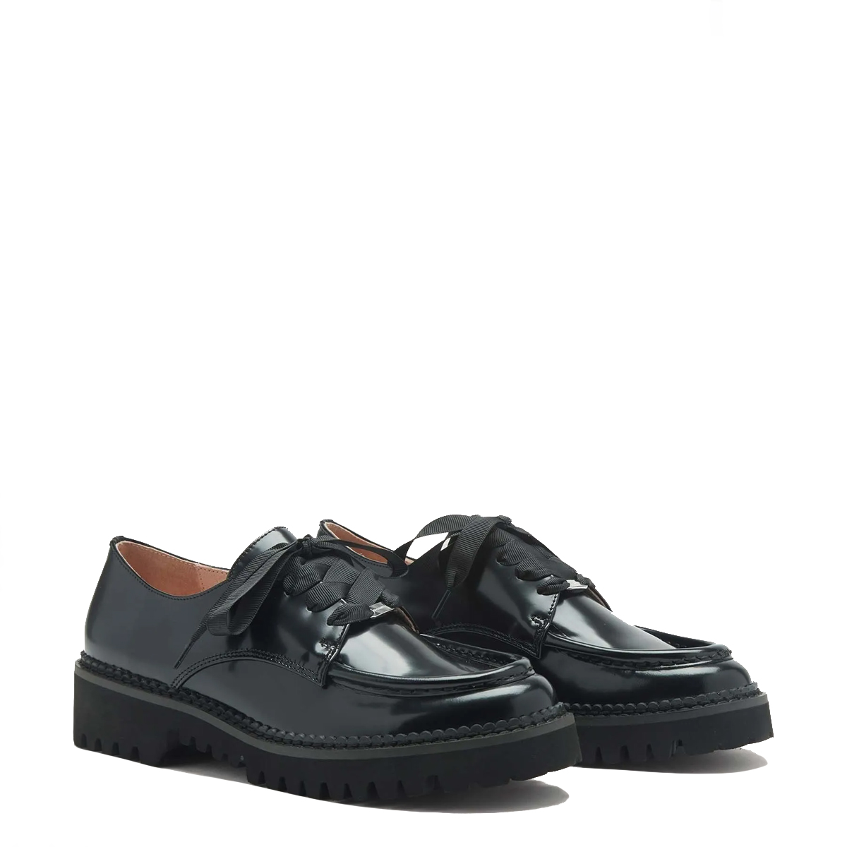 Coccinelle Scarpe Lord Shiny Noir - 2 Coccinelle Scarpe Lord Shiny Noir - 2