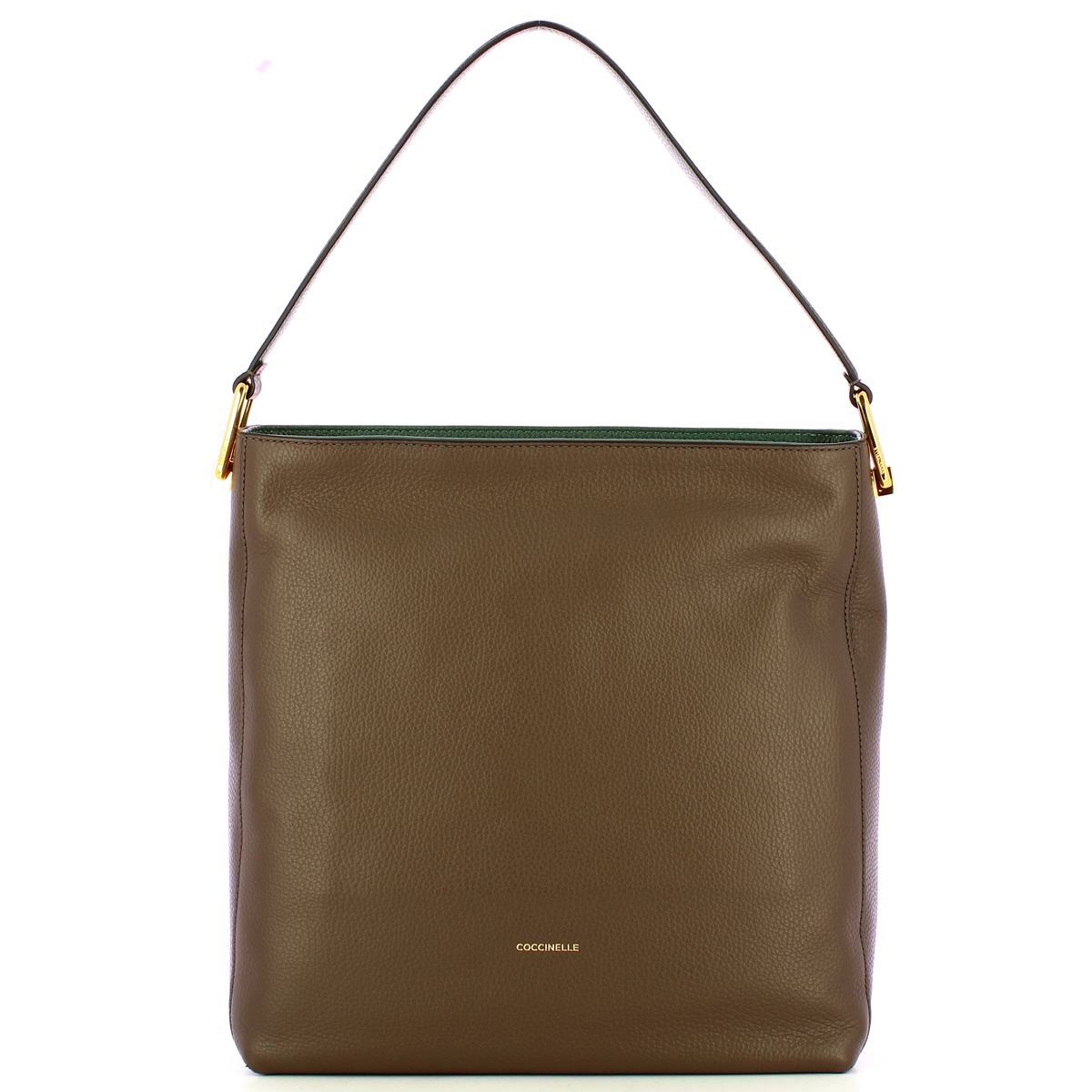 Coccinelle Hobo Bag Lea Coffee Kale Green - 1 Coccinelle Hobo Bag Lea Coffee Kale Green - 1
