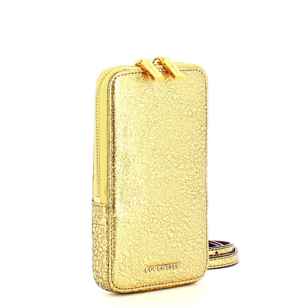 Coccinelle Porta Smartphone Flor Stardust Gold - 2