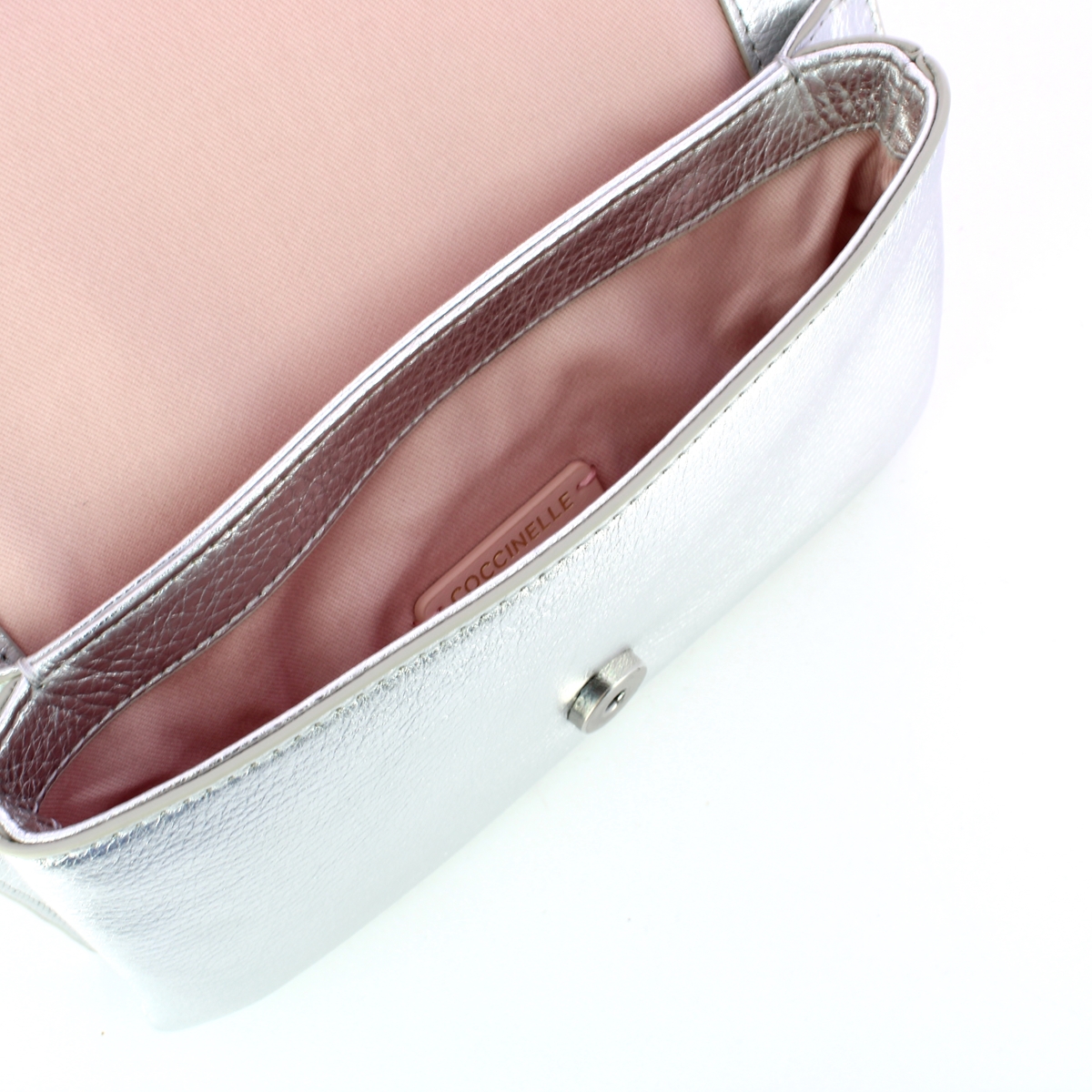Coccinelle Pochette Dandy Mini Silver - 5 Coccinelle Pochette Dandy Mini Silver - 5