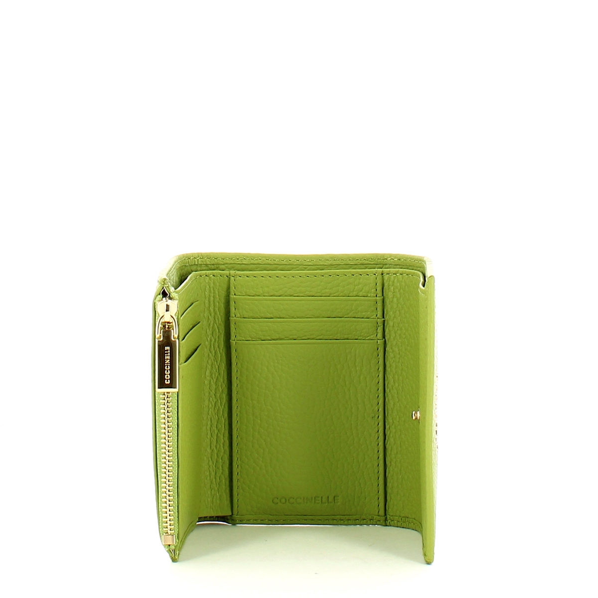 Coccinelle Portafoglio Metallic Soft Guacamole - 3 Coccinelle Portafoglio Metallic Soft Guacamole - 3