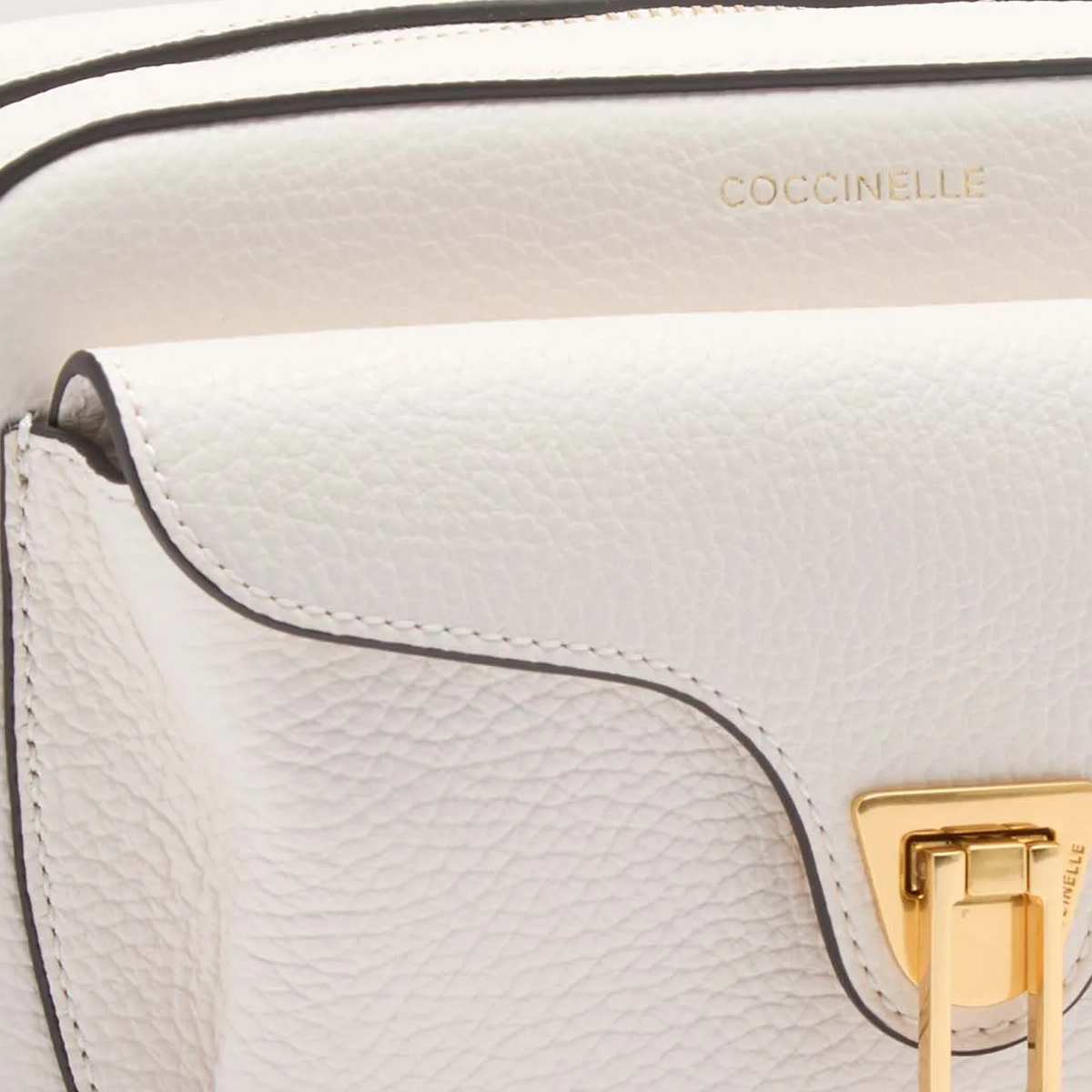 Coccinelle Tracolla Beat Soft Small Blanco - 3