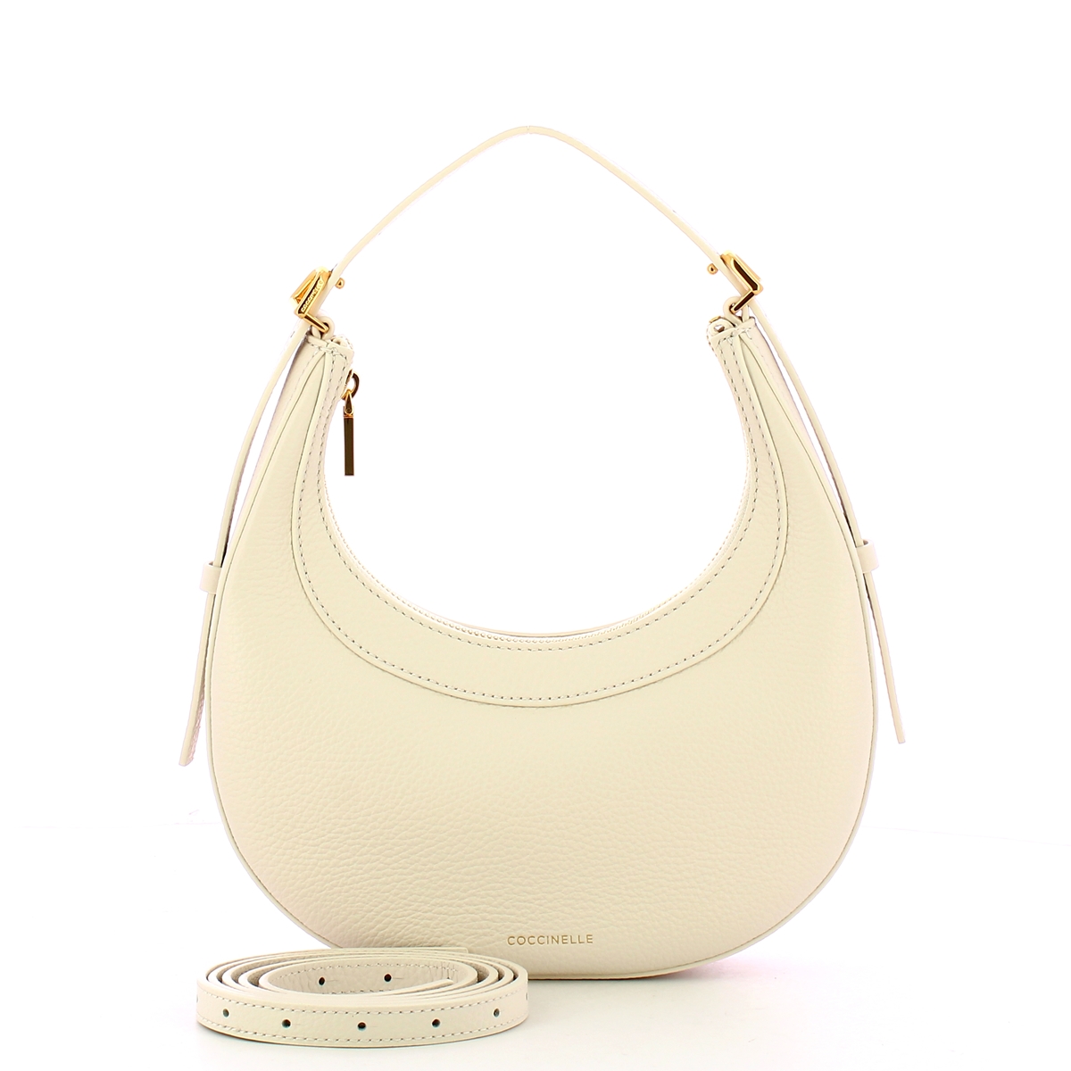 Coccinelle Hobo Bag Whisper Blanco - 4
